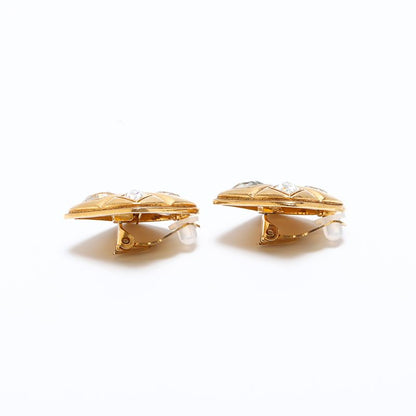 Chanel Earrings Rhinestone Diamond
