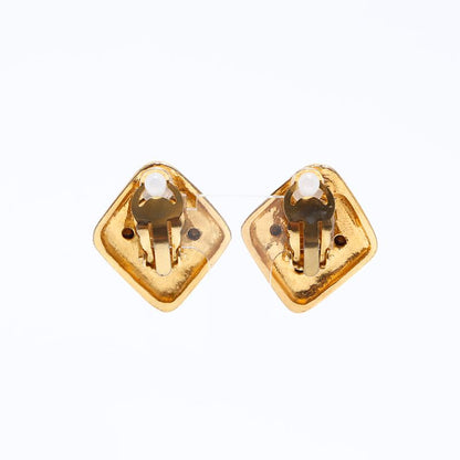 Chanel Earrings Rhinestone Diamond