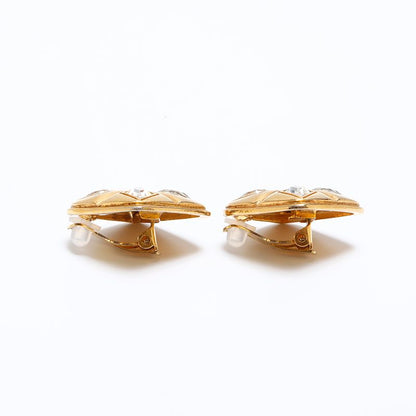 Chanel Earrings Rhinestone Diamond