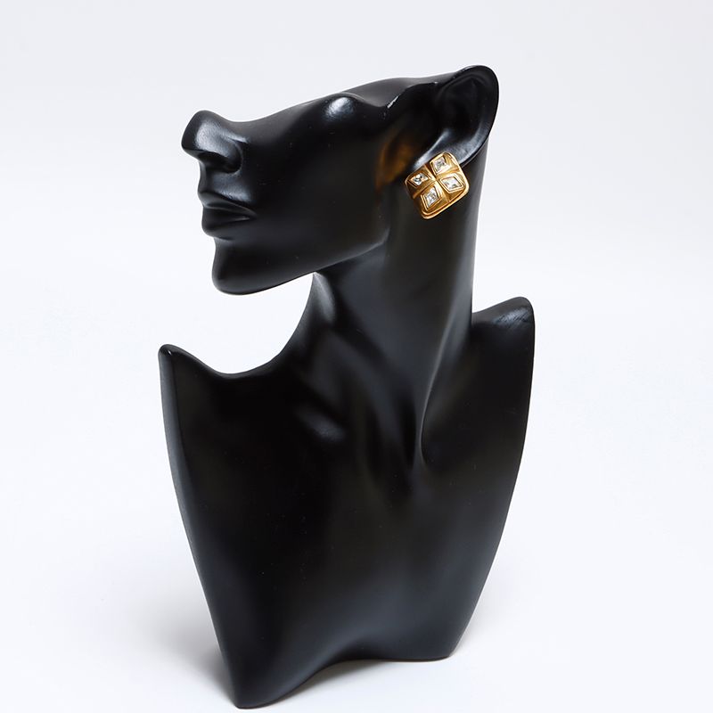 Chanel Earrings Rhinestone Diamond