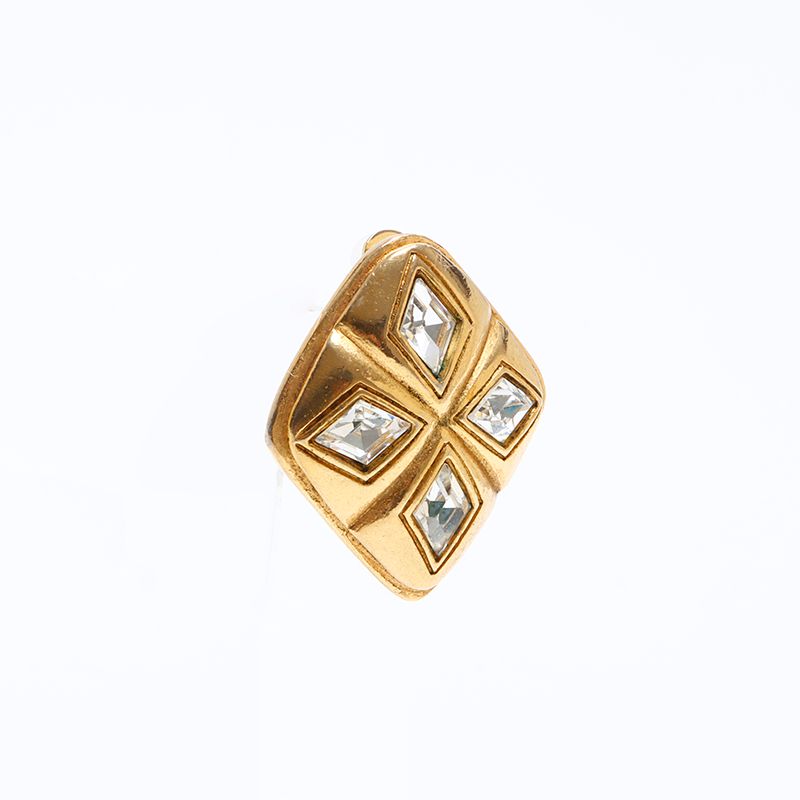Chanel Earrings Rhinestone Diamond