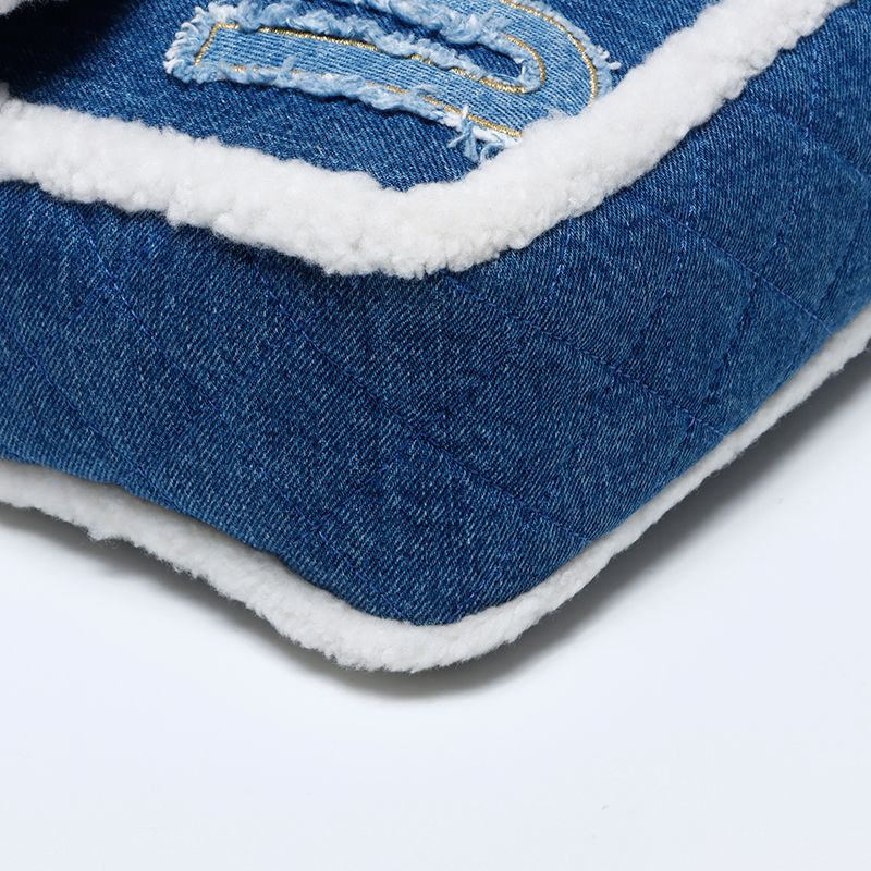 Chanel Shoulder Bag Denim Mouton Egypt