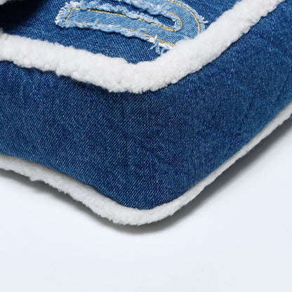 Chanel Shoulder Bag Denim Mouton Egypt