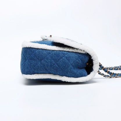 Chanel Shoulder Bag Denim Mouton Egypt