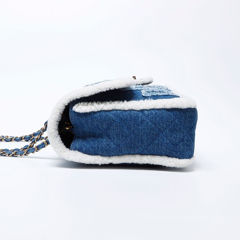 Chanel Shoulder Bag Denim Mouton Egypt