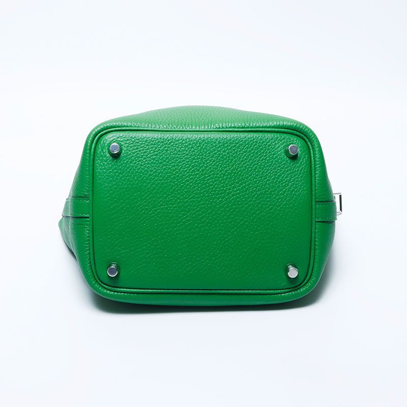 Hermes Handbag Picotin Taurillon Silver