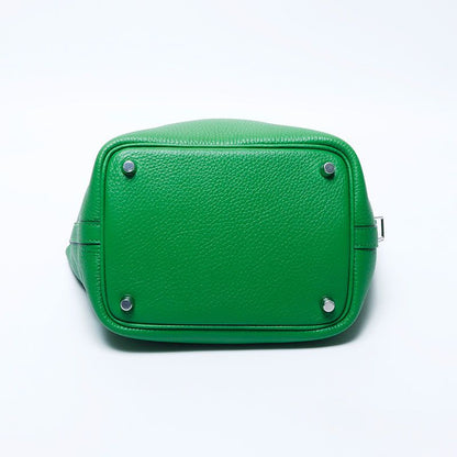 Hermes Handbag Picotin Taurillon Silver