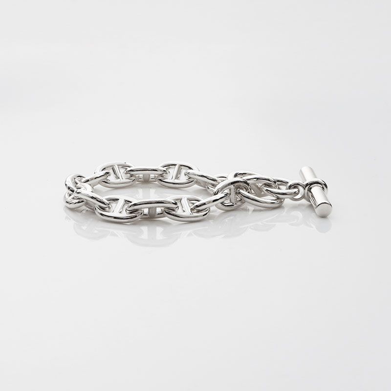 Hermes Bracelet Chaine D'ancre 925 15 Pieces MM