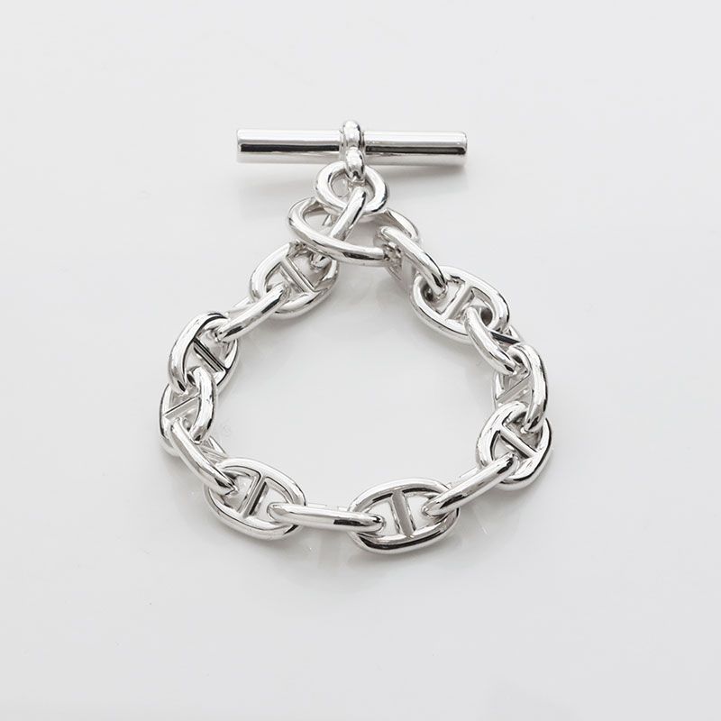 Hermes Bracelet Chaine D'ancre 925 15 Pieces MM