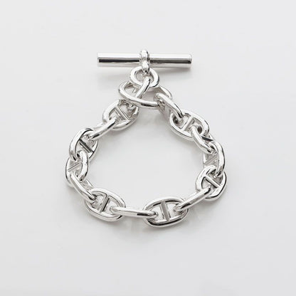 Hermes Bracelet Chaine D'ancre 925 15 Pieces MM