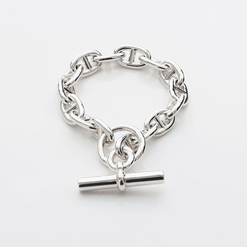 Hermes Bracelet Chaine D'ancre 925 15 Pieces MM