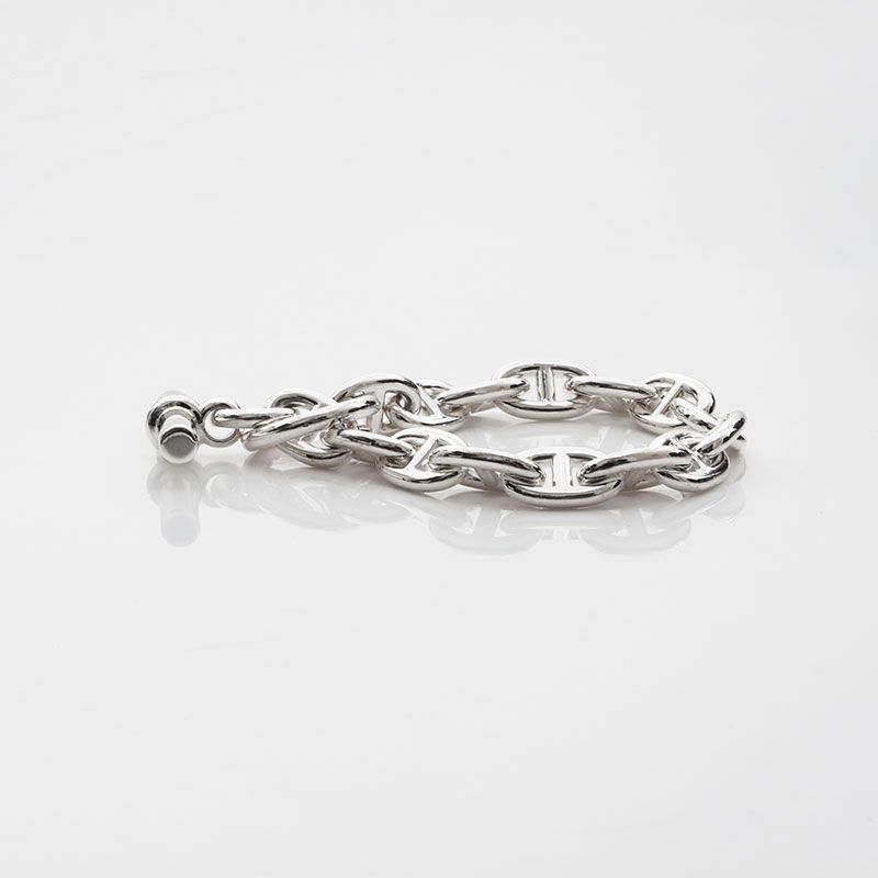 Hermes Bracelet Chaine D'ancre 925 15 Pieces MM