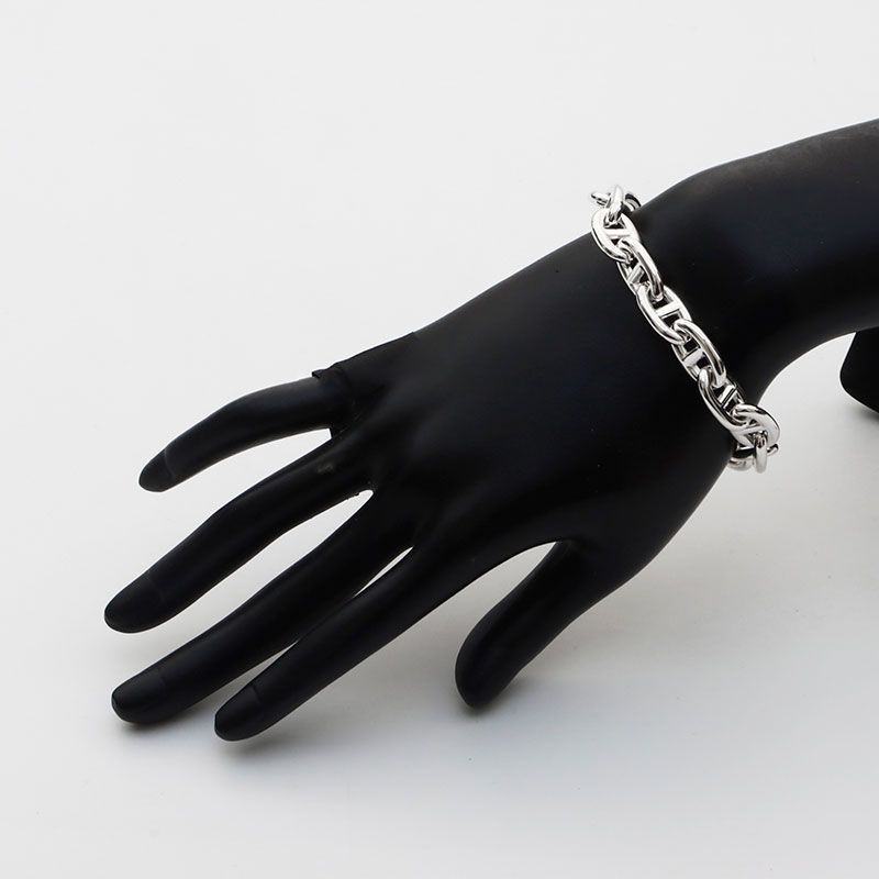 Hermes Bracelet Chaine D'ancre 925 15 Pieces MM