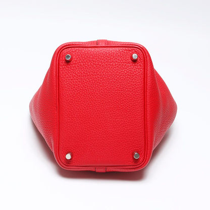 Hermes Handbag Taurillon Clemence Picotin Lock PM