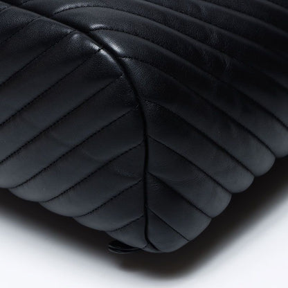 Chanel Backpack CC Logo Stitch Chevron