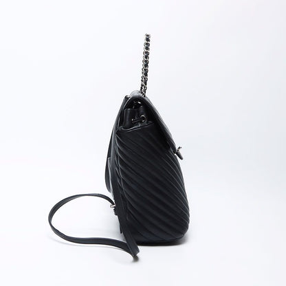 Chanel Backpack CC Logo Stitch Chevron