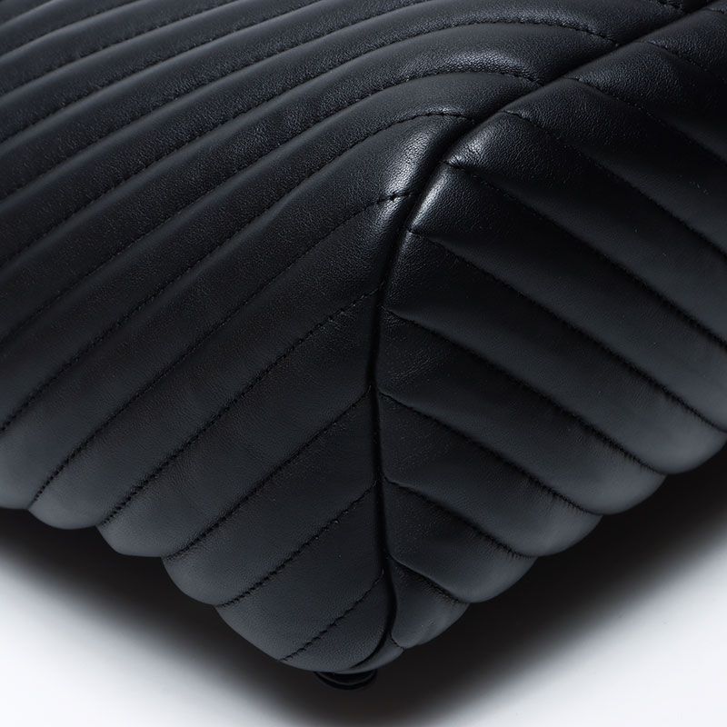 Chanel Backpack CC Logo Stitch Chevron