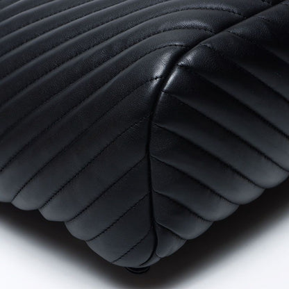 Chanel Backpack CC Logo Stitch Chevron