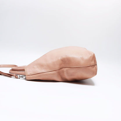 Prada Shoulder Bag 2-Way Leather Silver