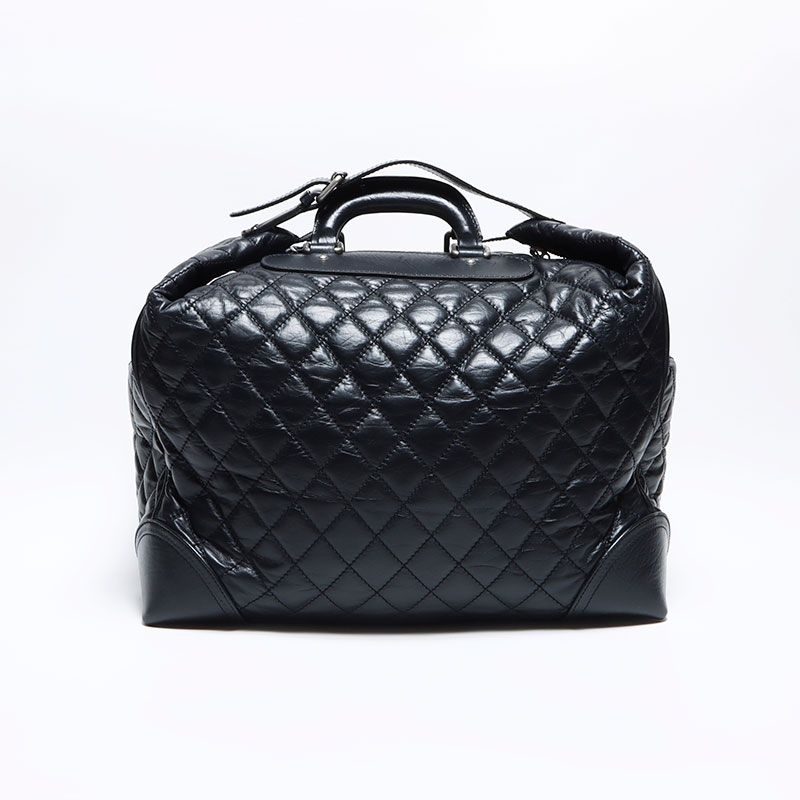 Chanel Boston Bag Paris New York Klein Leather Key Name Tag Cover