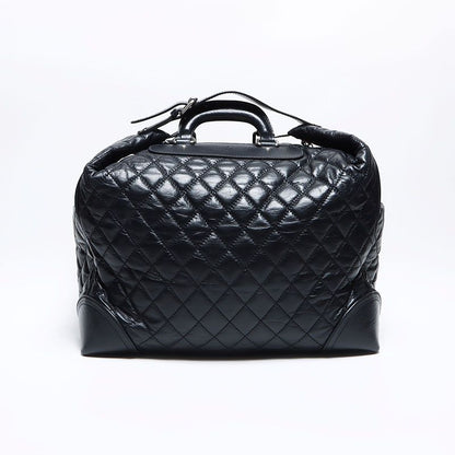 Chanel Boston Bag Paris New York Klein Leather Key Name Tag Cover