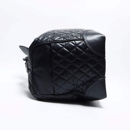 Chanel Boston Bag Paris New York Klein Leather Key Name Tag Cover