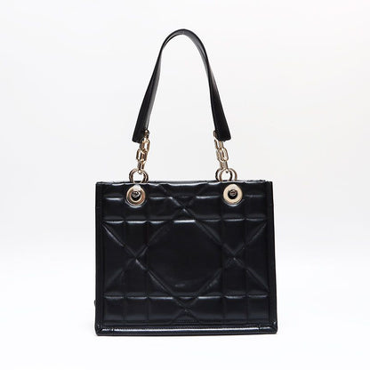 Dior Shoulder Bag Aki Cannage Essential Small Leather