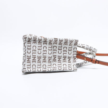 Celine Handbag Logo 2-Way Small Cabas Thais Textile