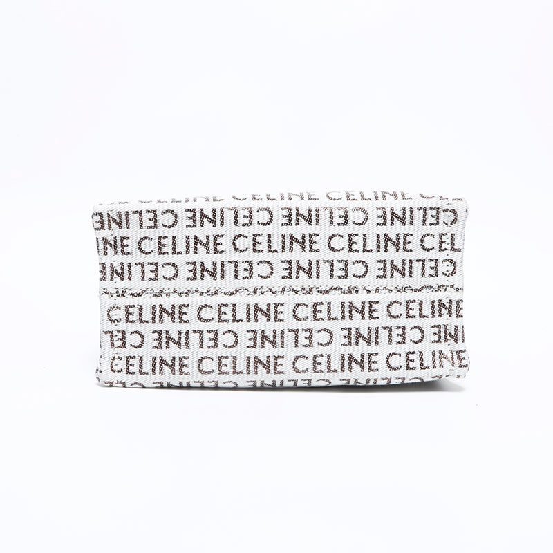 Celine Handbag Logo 2-Way Small Cabas Thais Textile