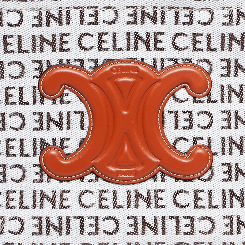 Celine Handbag Logo 2-Way Small Cabas Thais Textile