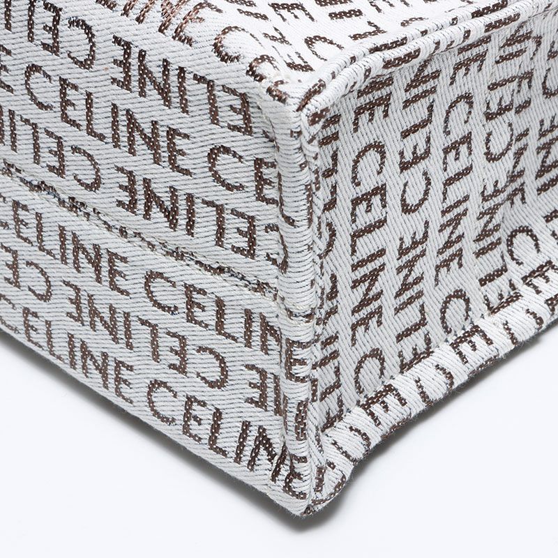 Celine Handbag Logo 2-Way Small Cabas Thais Textile