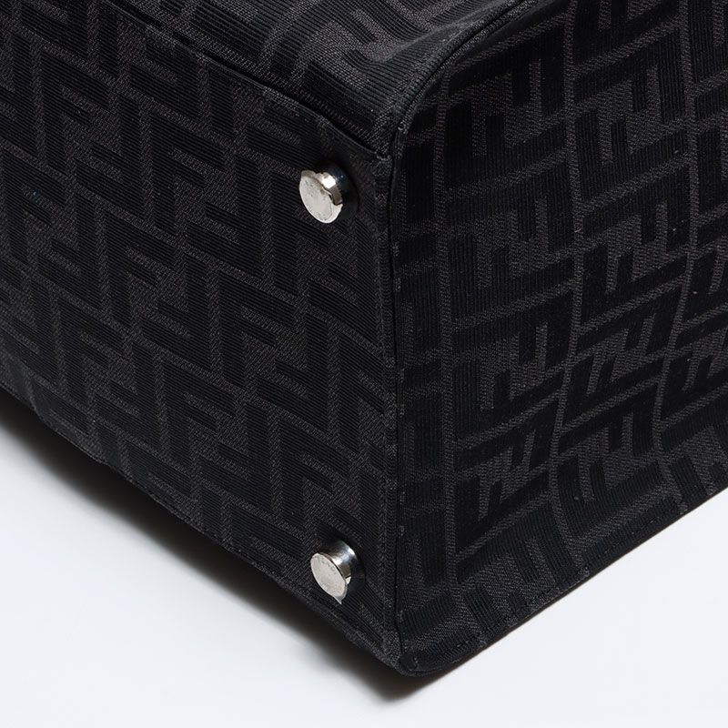 Fendi Tote Zucca 2-Way FF Jacquard Leather