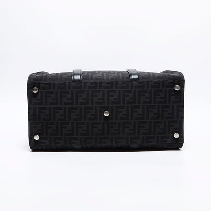 Fendi Tote Zucca 2-Way FF Jacquard Leather