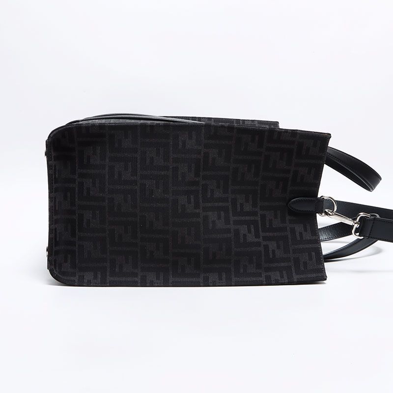 Fendi Tote Zucca 2-Way FF Jacquard Leather