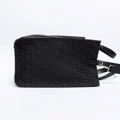 Fendi Tote Zucca 2-Way FF Jacquard Leather