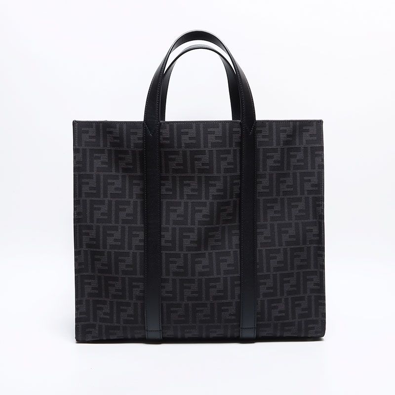 Fendi Tote Zucca 2-Way FF Jacquard Leather