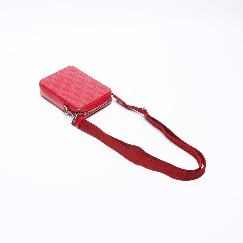 Dior Shoulder Bag Trotter Leather Oblique
