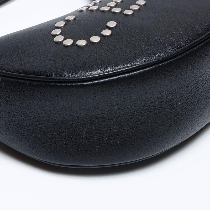 Celine Shoulder Bag Studded Logo Hobo