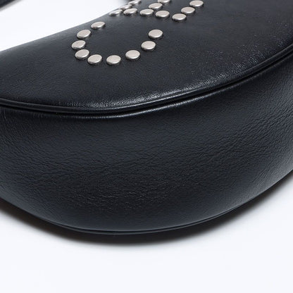 Celine Shoulder Bag Studded Logo Hobo