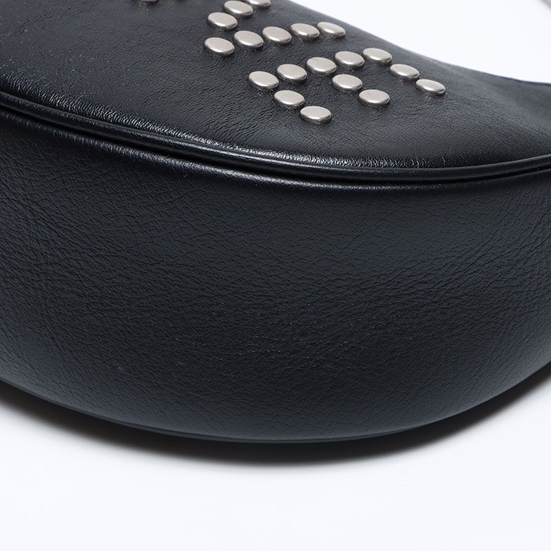 Celine Shoulder Bag Studded Logo Hobo