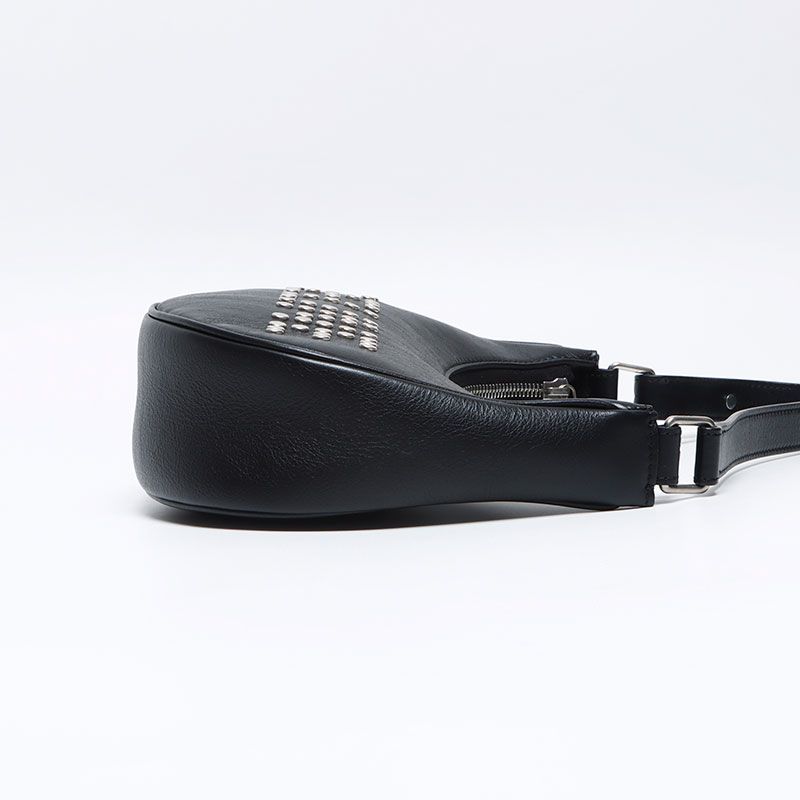 Celine Shoulder Bag Studded Logo Hobo