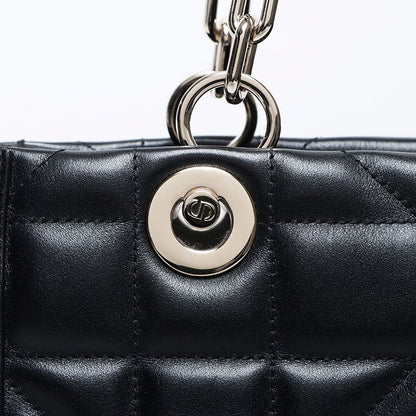 Dior Shoulder Bag Aki Cannage Essential Small Leather