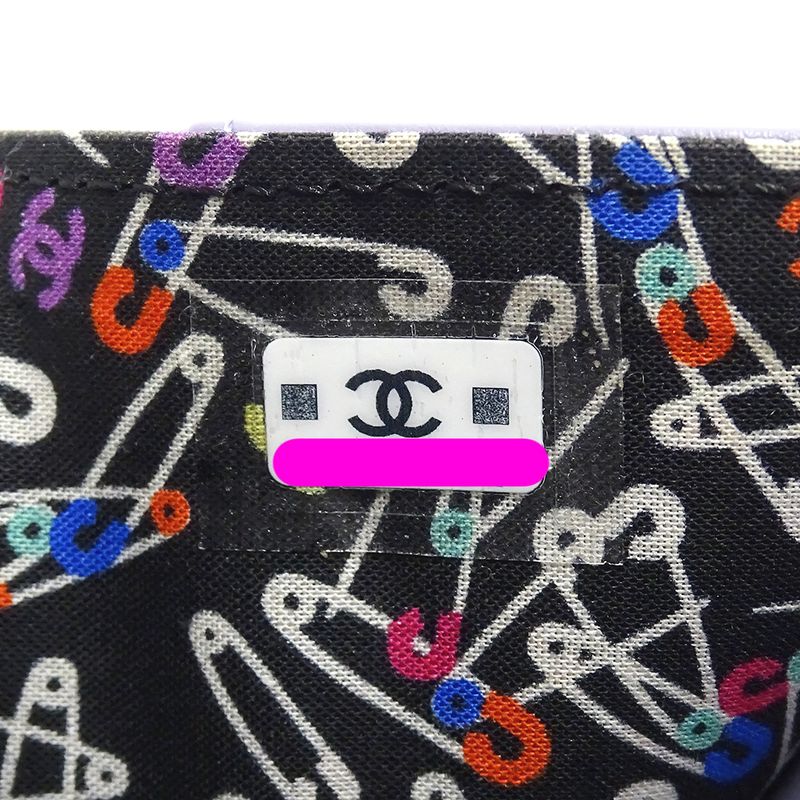 Chanel Wallet Matelasse Women's Brand Trifold Wallet Caviar Skin Purple Gold