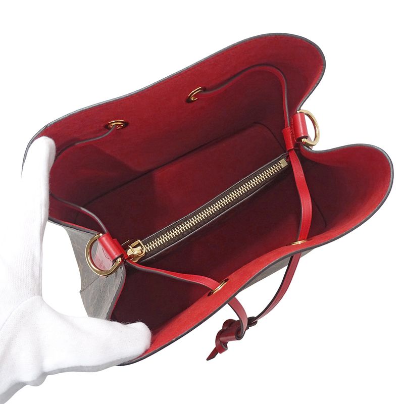Louis Vuitton Bag Monogram Women's Brand Shoulder Bag 2 WAY Neo Noe MM Coquelico