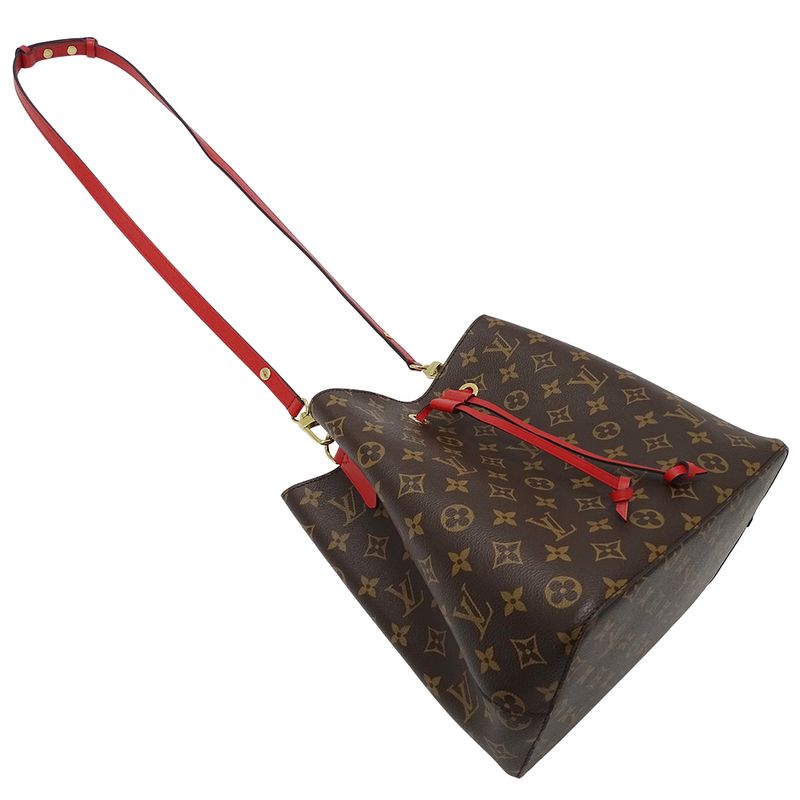 Louis Vuitton Bag Monogram Women's Brand Shoulder Bag 2 WAY Neo Noe MM Coquelico