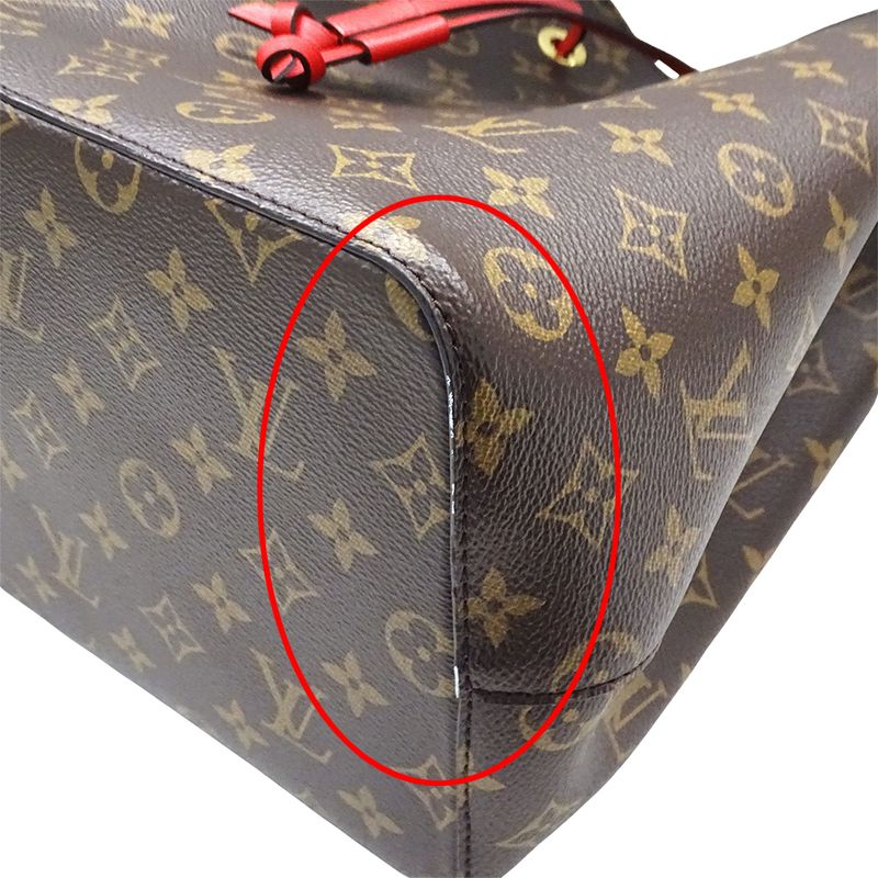 Louis Vuitton Bag Monogram Women's Brand Shoulder Bag 2 WAY Neo Noe MM Coquelico