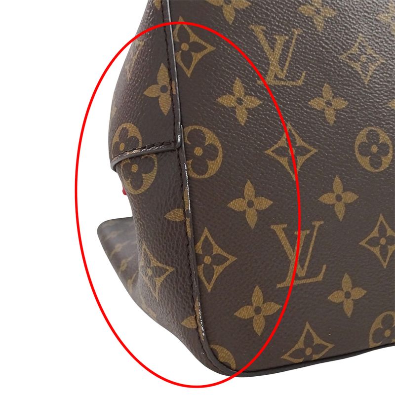 Louis Vuitton Bag Monogram Women's Brand Shoulder Bag 2 WAY Neo Noe MM Coquelico