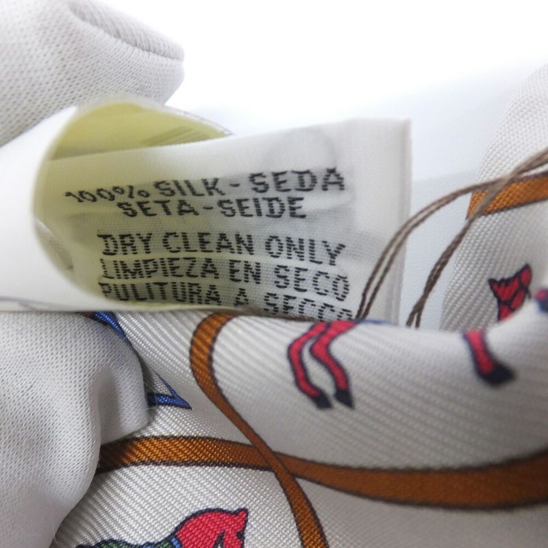 Hermes Twilly Saddlery Couvertureset Tenues De Jour Off White