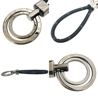 Louis Vuitton Monogram Eclipse Porto Cles Haro Key Holder Key Ring M68853