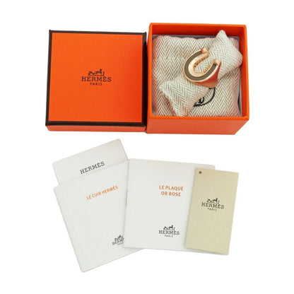 Hermes Joquette Ring GM Size 53 Etoupe Rose Gold Ladies Accessories Ring